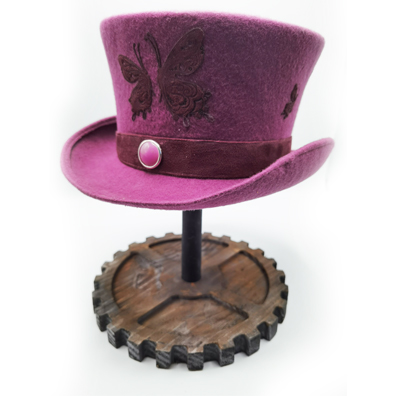 Chapeau Haut De Forme En Tissu Pour Femme Et Homme - Pour Fête, Bal Masqué, Spectacle - Taille S Et L, 7 Couleurs Disponibles